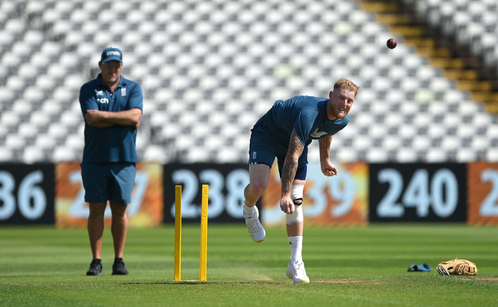 Ben Stokes bowling (Credits: Getty)
